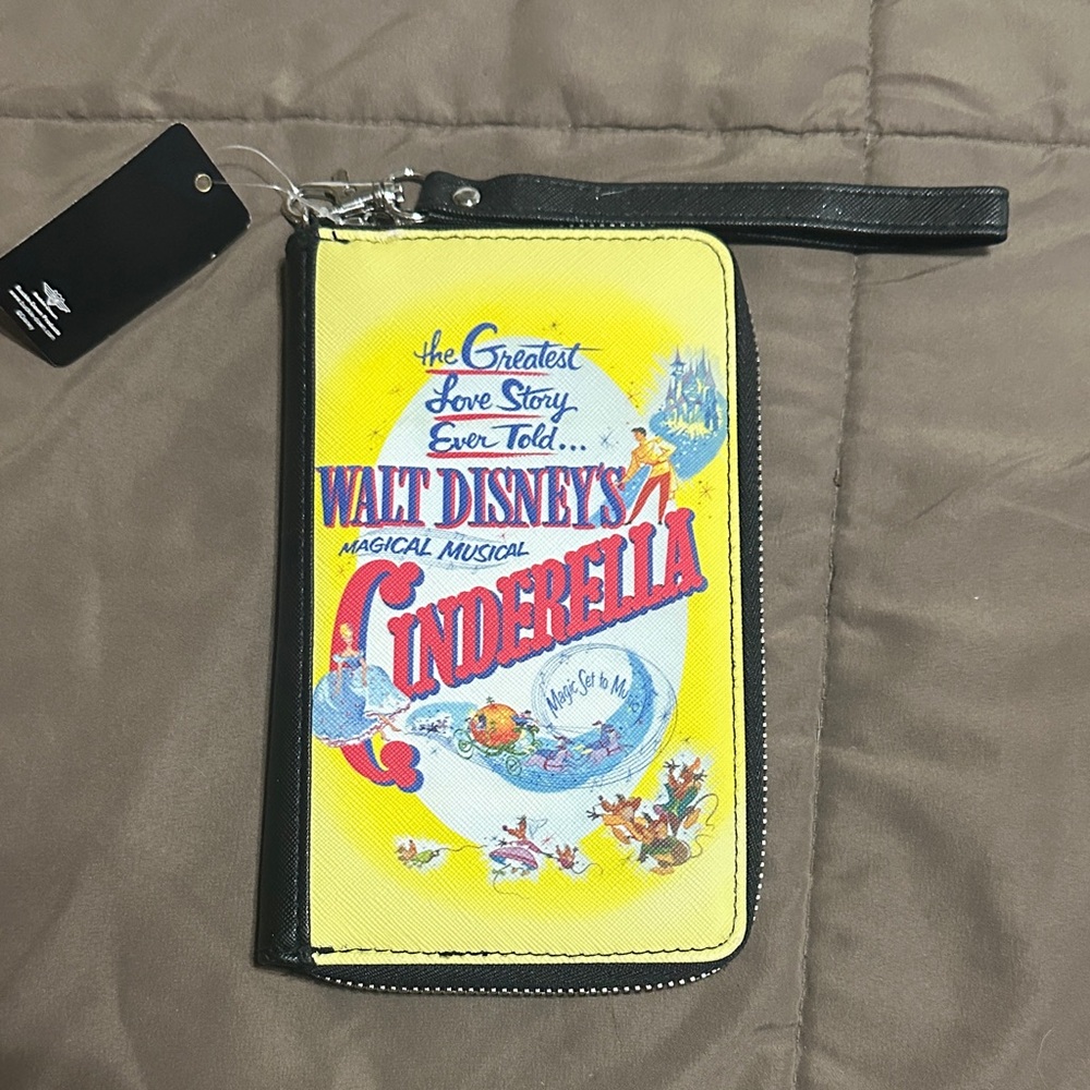 Disney Cinderella Yellow and Black Wallet